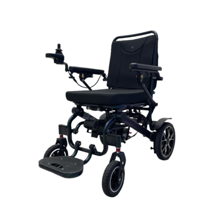 Outdoor Electric Wheelchair for Seniors: Intelligent, Fully-Automatic, Foldable Medical Four-Wheel Mobility Chair